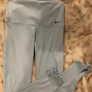 Nike Baby Blue High Waisted Yoga Pants